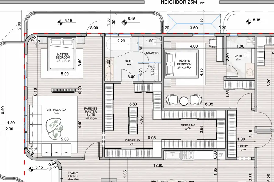 Floor plan before review