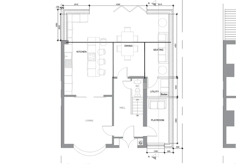 Floor plan before review