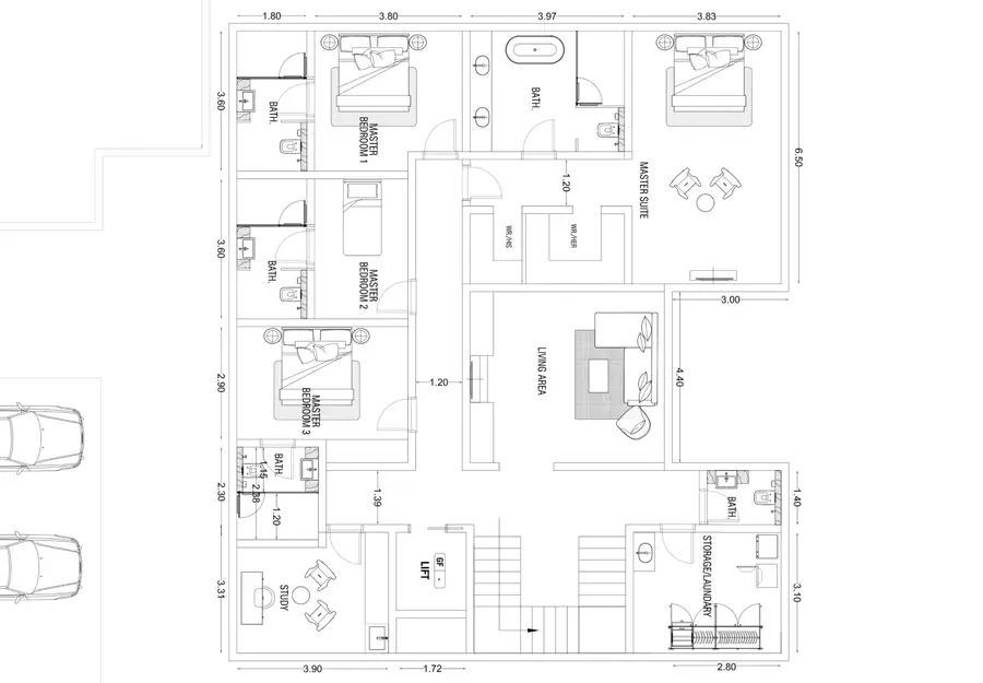 Floor plan before review